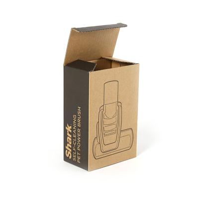 China Recycled Materials Printing Cardboard Cardboard Carrying Box With Handle for sale