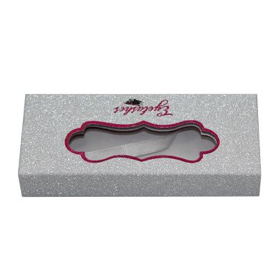 China Recyclable Custom High End Tube Red Paper Gift Eyelash Boxes Magnetic Closure Insert Packaging Paper Boxes for sale