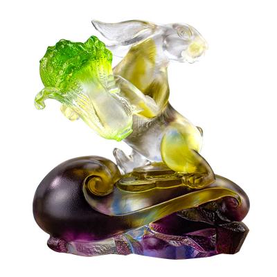 China Southeast Asian Rabbit Glass New Series Creative Festivals Birthday Gifts Home Office, Living Room, Study, Table Decoration for sale