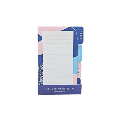 China Self-adhesive notebooks stickers memo pad school supplies custom kawaii mini kawaii with logo memo pad sticky notes for sale