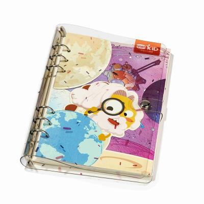 China Wholesale High Quality Cute Hardcover Notebook Journal Rolling Composition With OEM Logo Factory Produced Coil A5 Ring Binder for sale