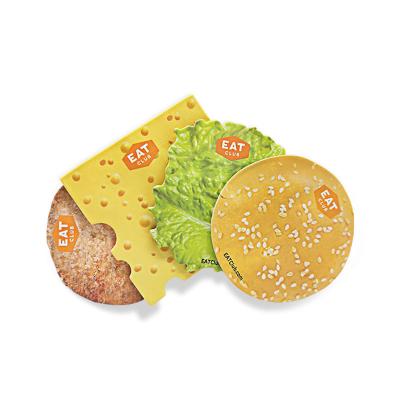 China Self Adhesive Sticky Notes Marks Desktop Custom Sticky Notes Logo Stationary Sticky Notes Vegetables Shape Free Design for sale