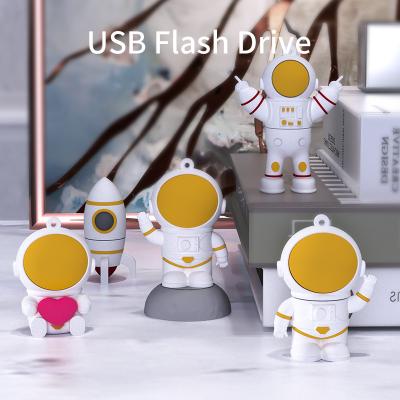 China Memory Storage Astronaut Series USB Flash Drive For Kids, Bilious 8GB Thumb Drives Bulk 5 Packs, Portable Memory Stick U Disk With Bead Chain, W for sale