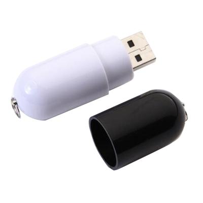 China Quick Order Best Price USB Memory Storage Metal Keychain USB Flash Drive USB Flash Pill for sale