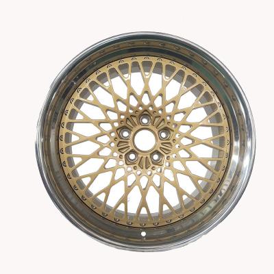 China Aluminum 2 Piece Forged Wheel Rims Custom 19 20 21 22 Inch Aluminum Alloy Wheels for sale