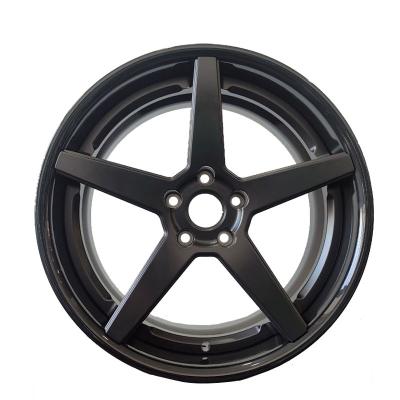 China Aluminum Wheel Rims Custom Forged 19 20 21 22 Inch Aluminum Alloy Wheels With Matte Black for sale