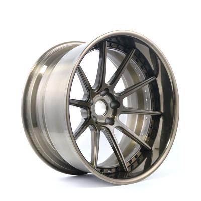 China Custom Forged Aluminum Wheels 2 Piece 6061aluminum Alloy Deep Concave Wheel For Passenger Cars Wheels for sale