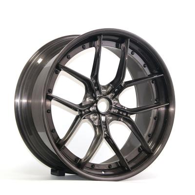 China New Design Custom Aluminum 2 Pieces 18 18 19 20 21 Inch 22 Inch Forged Wheel Alloy Wheels Rims for sale