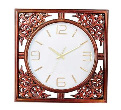 China Wall Clock BRIEF Square Clock Vintage Antique Home Decoration for sale