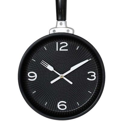 China CREATIVE plastic stove kitchen wall clock for home decoration for sale