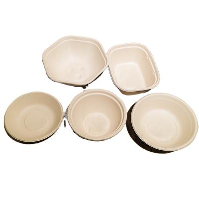 China Sustainable custom sugarcane pulp bowls, boxes, plates, cups and other biodegradable containers of any size for sale