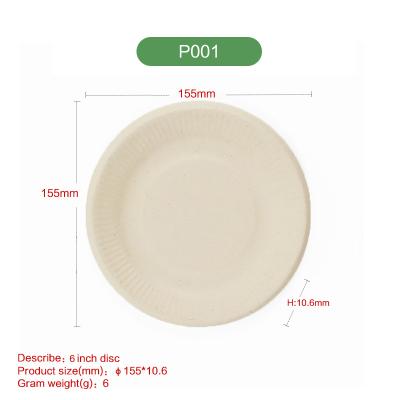 China Contemporary Disposable Dishes, Eco-Friendly Bagasse, Made of Sugar Cane Fibers Heavy-Duty Quality for sale