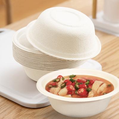 China Healthy biodegradable bowls. Great for ice cream, chili or soup, leak-proof and microwave safe for hot or cold use for sale