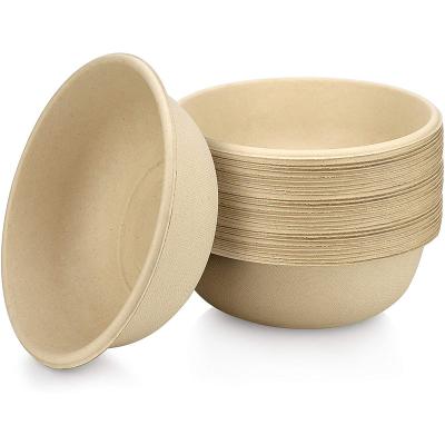 China Healthy Solid Gluten Free Wheatstraw Fiber Certified Compostable Biodegradable Plant Based Tree Free Disposable Bowls for sale