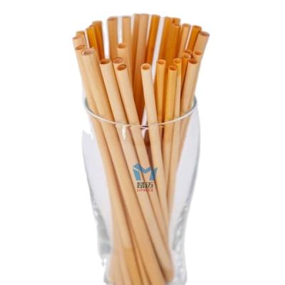 China Minimalist Eco-Friendly Safe Goods Organic Bamboo Fiber Straw Biodegradable Bar Accessories Drinking Straws for sale