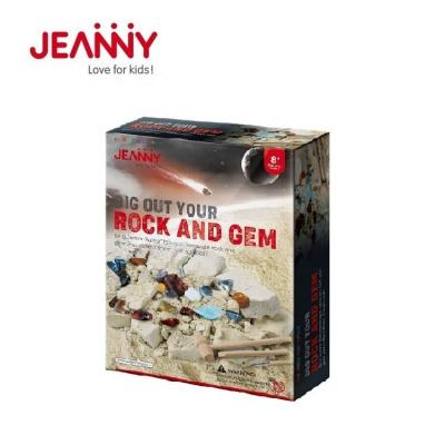 China Original Design Jeanny Kid Toys Dig Out Dig Kit Rock Archeology Excavation Kit Toy For Kids Dig Out Rock And Gem for sale