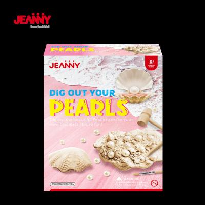 China Educational Kits from Dig Out Your Pearls Toys Dig Kit National Geographic Diy Jeanny's Original Design Rod Excavation for sale