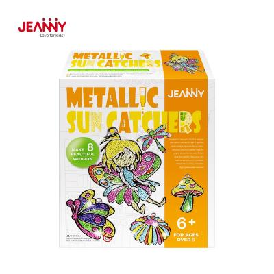 China Jeanny's Original DIY Design Educational Sun Catcher Toys Arts Crafts & Creative Handmade Kit Suncatcher Craft Kits For Kids for sale