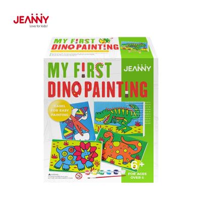 China Original STEM Diy Art Craft Handmade Kit Jeanny Design Dinosaur Painting Other Gift Newcomer Design Toys Kids For Kids Distributor for sale