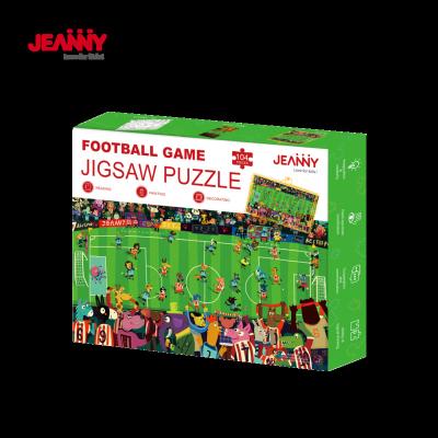 China Original Design 104 PCS Jeanny Other Educational Toys Gifts for Boys and Girls Jigsaw Puzzle Football Party Giant Jigsaw Puzzle for sale