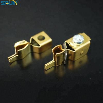 China Socket Switch Relay Customized Stamping Metal Shrapnel Brass Electrical Contacts For Zhejiang Electrical Switch Socket for sale