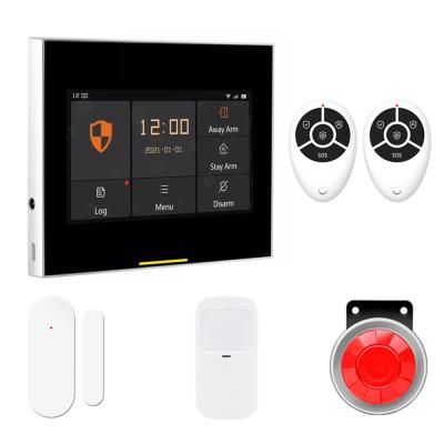 China 12mm Ultra-thin Body Staniot WiFi 4G Tuya Smart Home Security Alarm System APP Control Room Villa Burglar Signal Device For IOS and Android Wireless for sale