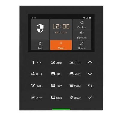 China Staniot Tuya Smart 2G WiFi Wireless Home Burglar Alarm System with Siren and Doorbell Support Voice Call Solar H500-2G Two Way Function for sale