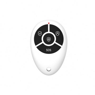 China High Quality 4 Buttons 433MHz Key Chain Portable Radio Remote Control For WIFI GSM Home Burglar Security Alarm System R01 for sale