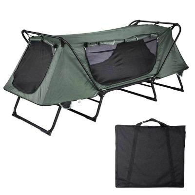 China Outdoor Camouflage Play Camping Tent/Field Bed 1 Person Light Weight Man Traveling Cradle For Camping 1 Person for sale