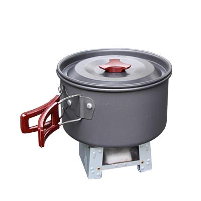 China Hot Sale Galvanized Portable Camping Dish Cooking Stove Backpacking Solid Alcohol Camp Stoves For Camping for sale