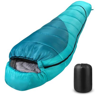 China Mom 1-2 Person 15-32 Fahrenheit Scale Cotton Waterproof Backpacking Sleeping Bags For Adults Cold Weather Travel Hiking Camping for sale