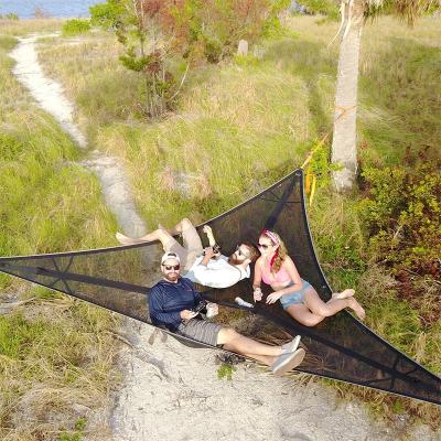 China Travel 3 Person Adult Outdoor Triangle Portable Camping Tree Climbing Hammock Nets Tents for sale