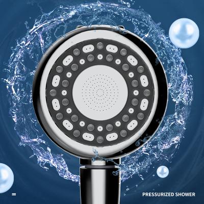 China With Diverter Alcachofa De La Ducha ABS High Pressure Handheld Showerhead Rainfall Handheld Shower Head For Bathroom for sale