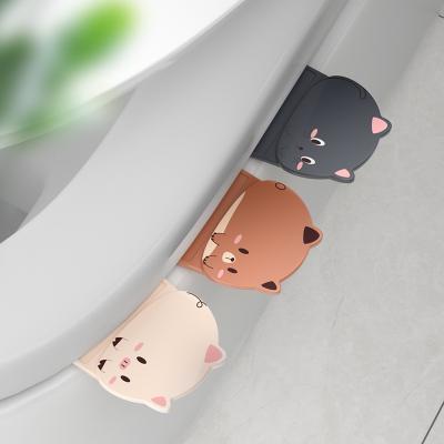 China Automatic Operation Youloli Cartoon Toilet Seat Lifter Animal Toilet Seat Lift Handle Portable Bathroom Sanitary Accessories for sale