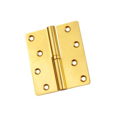 China Contemporary High Quality Durable 4 Inch Large Size Brass Door Hinge For Metal And Wood Door for sale