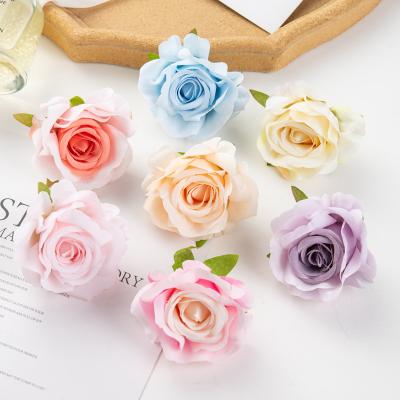 China Minimalist 1pcs Hydrangea Flower Peony DIY Silk Flowers Wall Roses Home Decoration Weave Scrapbooking Craft Flower Plants for sale