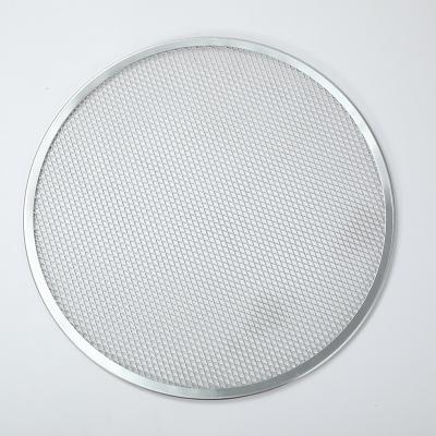 China General Use For Gas And Induction Cooker Stainless Steel Round Pizza Grill Cooling Net Pan Round Perforated Home Kitchen for sale