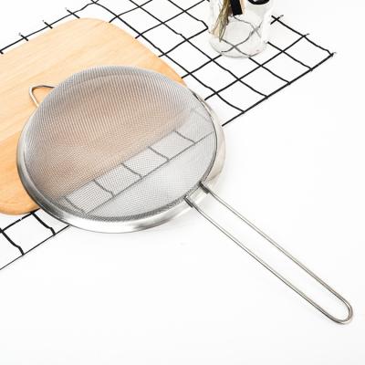 China Viable Hot Selling Stainless Steel Wire Food Fine Mesh Sieve Oil Kitchen Strainer Filter Tool for sale