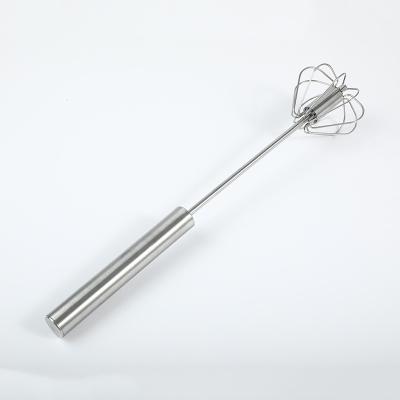 China Viable Mini Hand Push Rotary Stainless Steel Mini Hand Push Rotary Beater Stainless Steel Beater With Beater for sale