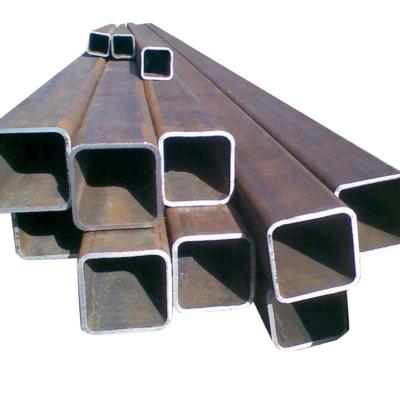 China ASTM A500 Gr.B Carbon Steel Black Hollow Section Square and Rectangular Tube for sale