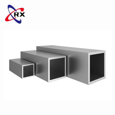 China 6061-T6 6063-T5 Hollow Section Tube Polished Aluminum Alloy Square Tube for sale