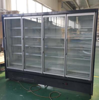 China Single-Temperature Refrigerated Equipment Glass Door Cooler Merchandiser for sale