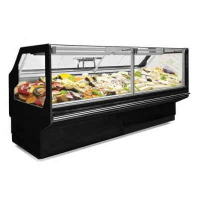 China Single-temperature Factory Price Commercial Meat Display Refrigerator Fresh Meat Display Showcase Butchery Equipment for sale