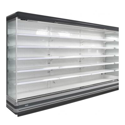 China Single-Temperature Adjustable Shelves Open Fridge For Chain Store / Supermarket for sale