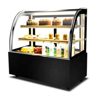 China Single-temperature Customized Sliding Door OEM Anaqueles Cake Display Fridge for sale