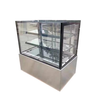 China Single-temperature Cake Showcase Fan Refrigerator Bakery Glass Display Cooling Refrigeration Equipment for sale