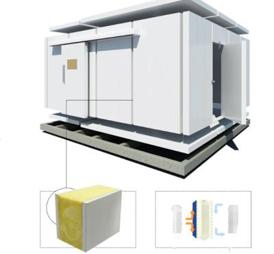 China Double-temperature cold room unit walk in cold room freezer sandwich panels for cold room for sale