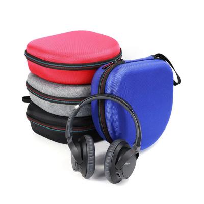 China Portable Protective Bag Dustproof Shockproof Waterproof EVA Zipper Hard Headset Case Travel Earphone Case For Sony for sale