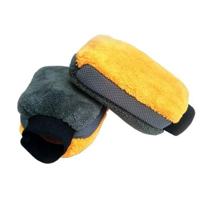 China Car Cleaning Gloves Microfiber Winter Wash Detailing Cleaning Glove For Car for sale