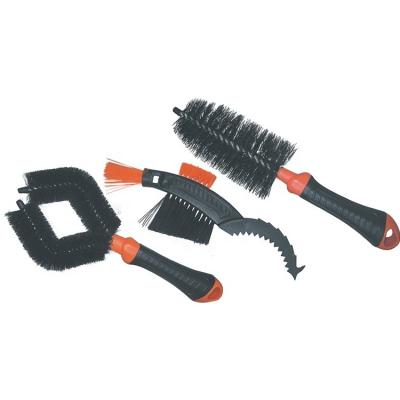 China Durable Unfoldable Motorcycle Bike Chain Gears Maintenance Cleaning Brush / Bicycle Cleaner Tools for sale